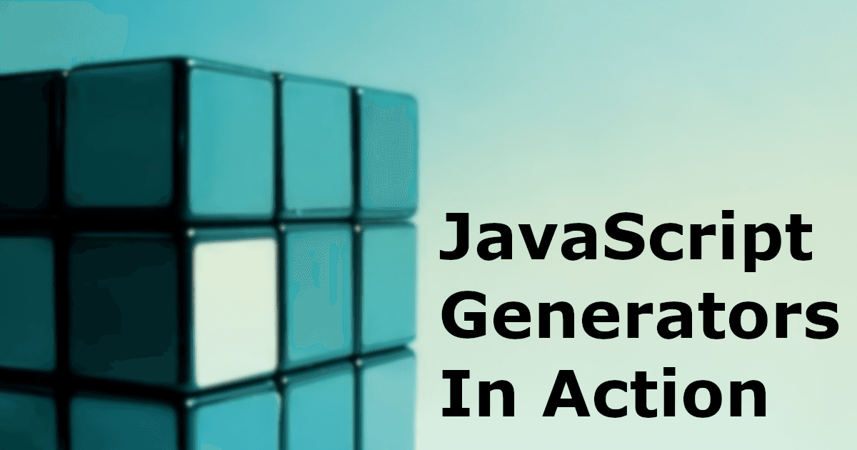 Using JavaScript generators to optimize APIs